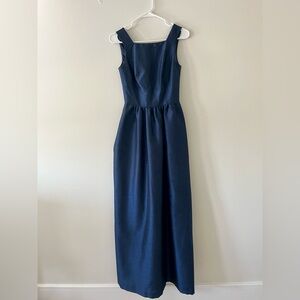 ALFRED SUNG Midnight Blue Gown